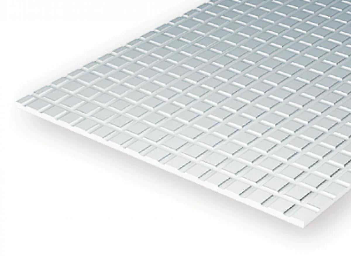 Evergreen Scale Models Sidewalk 1/2" 4518